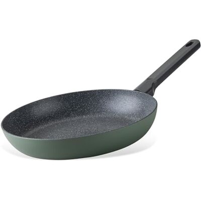 Fackelmann Balance Braadpan van gerecycled aluminium met keramische antiaanbaklaag, geschikt voor alle warmtebronnen, inclusief inductie, groen, 28 cm Fackelmann Balance Braadpan van gerecycled aluminium met keramische antiaanbaklaag, geschikt voor alle warmtebronnen, inclusief inductie, groen, 28 cm