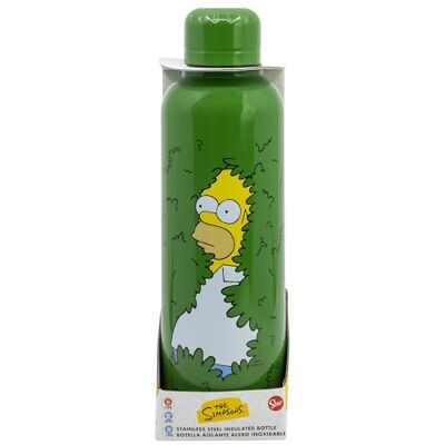 Stor Les Simpson Thermosfles, roestvrij staal, 515 ml, dubbelwandige fles voor warme en koude dranken, herbruikbaar, waterdicht Stor Les Simpson Thermosfles, roestvrij staal, 515 ml, dubbelwandige fles voor warme en koude dranken, herbruikbaar, waterdicht