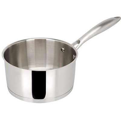 Sitram 711606, Charleston steelpan van roestvrij staal, professionele kwaliteit, Ø 20 cm, voor alle warmtebronnen, inclusief inductie, zilver Sitram 711606, Charleston steelpan van roestvrij staal, professionele kwaliteit, Ø 20 cm, voor alle warmtebronnen, inclusief inductie, zilver