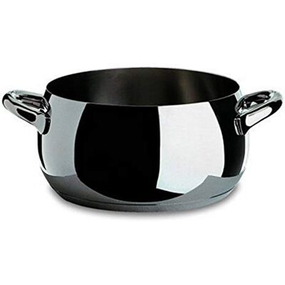 Alessi Mami Kookpan van roestvrij staal, zilverkleurig, Ø 17 cm Alessi Mami Kookpan van roestvrij staal, zilverkleurig, Ø 17 cm