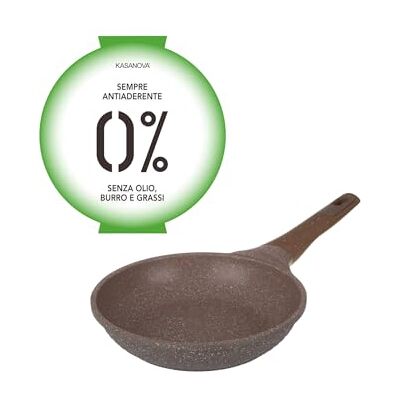 KASANOVA , koekenpan met antiaanbaklaag, pan voor inductie en alle warmtebronnen, met antislip handgreep, antiaanbaklaag, omeletpan. (20 cm) KASANOVA , koekenpan met antiaanbaklaag, pan voor inductie en alle warmtebronnen, met antislip handgreep, antiaanbaklaag, omeletpan. (20 cm)