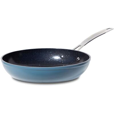 Nuwave Healthy Duralon Koekenpan met antiaanbaklaag, 24 cm, comfortabel blauw, diamantverrijkt, krasbestendig, PFAS-vrij, vaatwasmachinebestendig en ovenbestendig, geschikt voor inductie Nuwave Healthy Duralon Koekenpan met antiaanbaklaag, 24 cm, comfortabel blauw, diamantverrijkt, krasbestendig, PFAS-vrij, vaatwasmachinebestendig en ovenbestendig, geschikt voor inductie