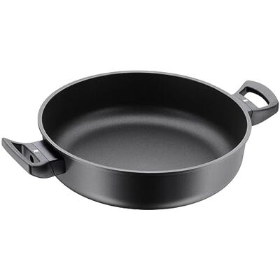 WMF PermaDur Excellent braadpan met 28 cm hoge rand voor inductie met aluminium antiaanbaklaag, geschikt voor alle warmtebronnen, kunststof handvat met bescherming WMF PermaDur Excellent braadpan met 28 cm hoge rand voor inductie met aluminium antiaanbaklaag, geschikt voor alle warmtebronnen, kunststof handvat met bescherming
