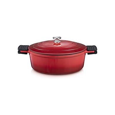 Tescoma Braadpan met deksel 32 x 26 cm bordeaux Tescoma Braadpan met deksel 32 x 26 cm bordeaux