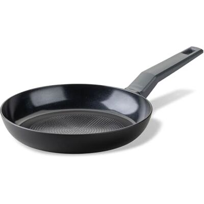 Fackelmann Statement Pan 24 cm pan met keramische coating gerecycled aluminium met antiaanbaklaag honingraatbodemstructuur voor alle warmtebronnen, inclusief Fackelmann Statement Pan 24 cm pan met keramische coating gerecycled aluminium met antiaanbaklaag honingraatbodemstructuur voor alle warmtebronnen, inclusief
