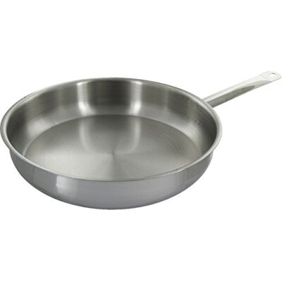 Baumalu 340530 koekenpan diameter: 32 cm professionele lijn, staal Baumalu 340530 koekenpan diameter: 32 cm professionele lijn, staal