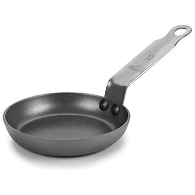 LACOR 63714 Tri Blinis koekenpan, staal, antiaanbaklaag, 14 cm LACOR 63714 Tri Blinis koekenpan, staal, antiaanbaklaag, 14 cm