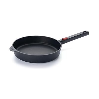 Woll Diamond QXR Eco Logic Inductieve gietijzeren braadpan, Ø 24 cm, hoogte 5 cm met afneembare handgreep, geschikt voor alle warmtebronnen, PFAS-vrij, aluminium, ovenbestendig, zwart Woll Diamond QXR Eco Logic Inductieve gietijzeren braadpan, Ø 24 cm, hoogte 5 cm met afneembare handgreep, geschikt voor alle warmtebronnen, PFAS-vrij, aluminium, ovenbestendig, zwart