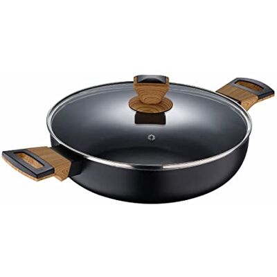 Bergner Earth Black vershouddoos van geperst aluminium met deksel, 28 x 7,5 cm Bergner Earth Black vershouddoos van geperst aluminium met deksel, 28 x 7,5 cm