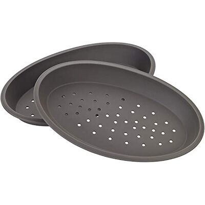 Lurch flexiForm Pizzaform 85056 Set van 2 bruin Lurch flexiForm Pizzaform 85056 Set van 2 bruin