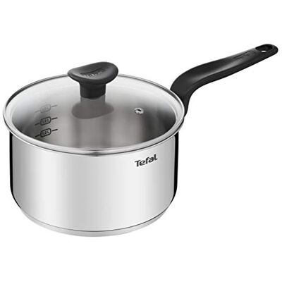 Tefal Primary steelpan van roestvrij staal met deksel, 20 cm, 3 l Tefal Primary steelpan van roestvrij staal met deksel, 20 cm, 3 l