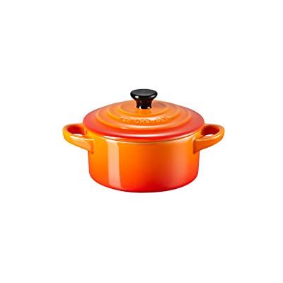 Le Creuset Mini-braadpan van keramiek, rond, 250 ml, keramiek, vulkanisch, 71901100900100 Le Creuset Mini-braadpan van keramiek, rond, 250 ml, keramiek, vulkanisch, 71901100900100