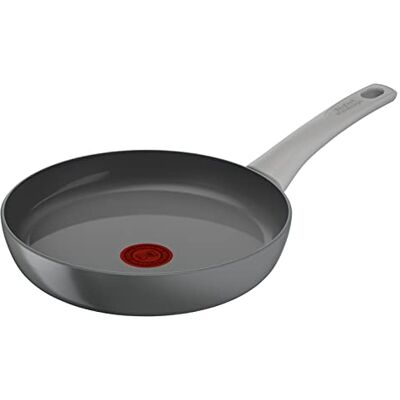 Rowenta Tefal Renew On Keramische koekenpan, antiaanbaklaag, inductie, 24 cm Keramische inductiekookpan voor gezond koken zonder vet Thermo-Signal-technologie voor perfect aanbraden Rowenta Tefal Renew On Keramische koekenpan, antiaanbaklaag, inductie, 24 cm Keramische inductiekookpan voor gezond koken zonder vet Thermo-Signal-technologie voor perfect aanbraden