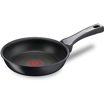 Rowenta Tefal Unlimited On Braadpan, 20 cm, krasbestendige antiaanbaklaag, hoge prestaties, thermo-signaal-temperatuurweergave, gezond koken, inductie, geproduceerd in Frankrijk G25902AZ Poêle anti adhesive induction résistante aux rayures Technologie T Rowenta Tefal Unlimited On Braadpan, 20 cm, krasbestendige antiaanbaklaag, hoge prestaties, thermo-signaal-temperatuurweergave, gezond koken, inductie, geproduceerd in Frankrijk G25902AZ Poêle anti adhesive induction résistante aux rayures Technologie T