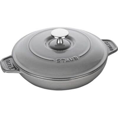 STAUB Warm gietijzeren bord, rond, Ø 20 cm, 0,75 l, grafietgrijs STAUB Warm gietijzeren bord, rond, Ø 20 cm, 0,75 l, grafietgrijs