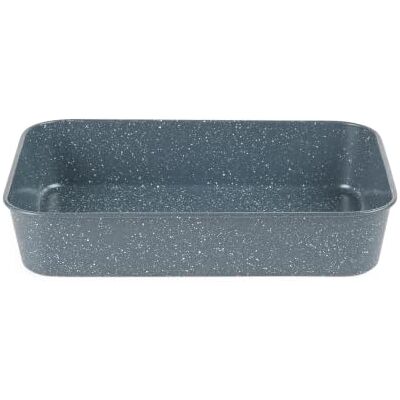 Russell Hobbs RH01832EU Nightfall Stone Braadplaat, 39 cm, antiaanbaklaag, rechthoekig, koolstofstaal, PFOA-vrij, ovenbestendig tot 220 °C, thermostaat 7, voor vlees/gratin/groenten Russell Hobbs RH01832EU Nightfall Stone Braadplaat, 39 cm, antiaanbaklaag, rechthoekig, koolstofstaal, PFOA-vrij, ovenbestendig tot 220 °C, thermostaat 7, voor vlees/gratin/groenten