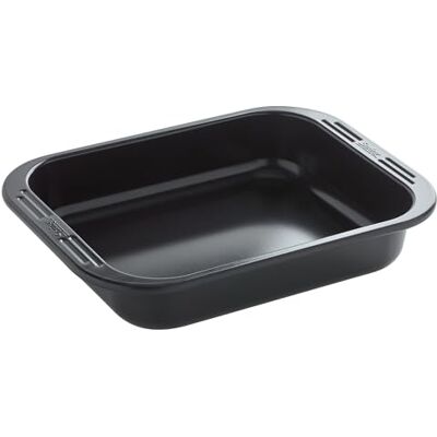 Spring CULINAR Cocotte rectangulaire avec poignées larges, 30 x 24 cm, acier aluminisé avec revêtement antiadhésif sans PFAS, base minérale, contenance 3,6 l, résistant à la chaleur jusqu'à 230 °C Spring CULINAR Cocotte rectangulaire avec poignées larges, 30 x 24 cm, acier aluminisé avec revêtement antiadhésif sans PFAS, base minérale, contenance 3,6 l, résistant à la chaleur jusqu'à 230 °C