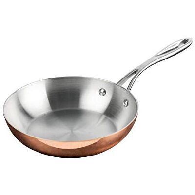 Vogue Tri mur cm678 koper koekenpan, 200 mm Vogue Tri mur cm678 koper koekenpan, 200 mm