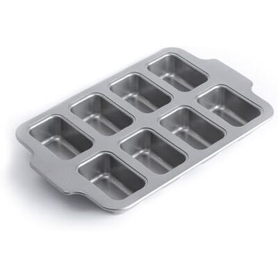 KitchenAid Bakeware Acier Aluminisé Sans PFAS Antiadhésif 8 Moules Mini Plateaux à Gâteaux, Va au Four, Va au Lave-Vaisselle, Gris KitchenAid Bakeware Acier Aluminisé Sans PFAS Antiadhésif 8 Moules Mini Plateaux à Gâteaux, Va au Four, Va au Lave-Vaisselle, Gris