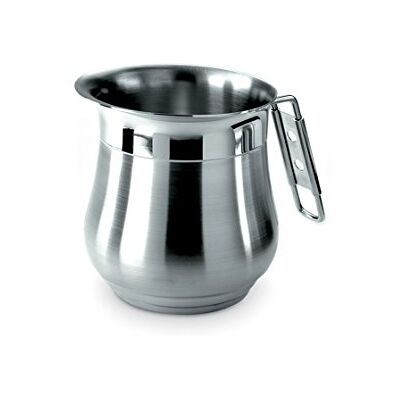 Barazzoni Tummy Bullilatte, roestvrij staal 18/10, diameter 12 cm, liter 1,5. Made in Italy. Barazzoni Tummy Bullilatte, roestvrij staal 18/10, diameter 12 cm, liter 1,5. Made in Italy.