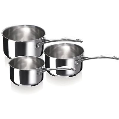 Beka line 12066974 Chef serie 3 pannen roestvrij staal 16/20 cm Beka line 12066974 Chef serie 3 pannen roestvrij staal 16/20 cm