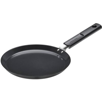 Fiskars Omeletpan, Hard Face, diameter 22 cm, geschikt voor alle warmtebronnen, antiaanbaklaag, krasbestendig, aluminium/kunststof, zwart, 1075522 Fiskars Omeletpan, Hard Face, diameter 22 cm, geschikt voor alle warmtebronnen, antiaanbaklaag, krasbestendig, aluminium/kunststof, zwart, 1075522