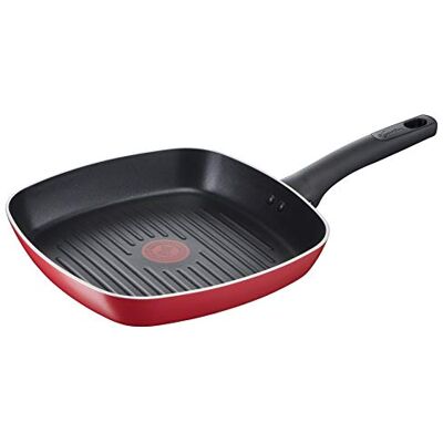 Lagostina Aluminium anti-aanbaklaag, 26 x 26 cm, inductie, gas en oven, met thermo-signaal kookindicator, titanium Easy-coating, ergonomische bakelietgreep Lagostina Aluminium anti-aanbaklaag, 26 x 26 cm, inductie, gas en oven, met thermo-signaal kookindicator, titanium Easy-coating, ergonomische bakelietgreep