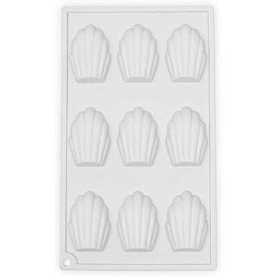 CÉCOA • Taartvorm • 9 Madeleines vorm • Siliconen Pro • Anti-aanbaklaag & Duurzaam • Gemakkelijk losmaken • Homogeen koken • Ideaal voor taarten en voorgerechten • Oven, Vriezer & Vaatwasser CÉCOA • Taartvorm • 9 Madeleines vorm • Siliconen Pro • Anti-aanbaklaag & Duurzaam • Gemakkelijk losmaken • Homogeen koken • Ideaal voor taarten en voorgerechten • Oven, Vriezer & Vaatwasser