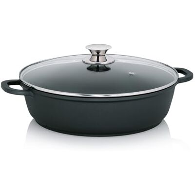 kela 11554 Kerros koekenpan, 32 cm, gegoten aluminium, zwart, 32 cm kela 11554 Kerros koekenpan, 32 cm, gegoten aluminium, zwart, 32 cm