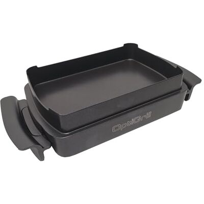 Tefal Snacking & Baking accessoire voor OptiGrill XA7258 Gegoten aluminium anti-aanbakplaat 1,6 L geschikt voor 2 tot 4 pers Tefal Snacking & Baking accessoire voor OptiGrill XA7258 Gegoten aluminium anti-aanbakplaat 1,6 L geschikt voor 2 tot 4 pers