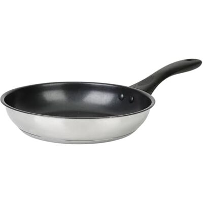 Crealys 535766 roestvrijstalen pan Ø 20 cm ESSENTIAL serie 2-laags Xylan antiaanbaklaag zonder PFOA Thermoresistente handgreep Alle warmtebronnen inclusief inductie Crealys 535766 roestvrijstalen pan Ø 20 cm ESSENTIAL serie 2-laags Xylan antiaanbaklaag zonder PFOA Thermoresistente handgreep Alle warmtebronnen inclusief inductie
