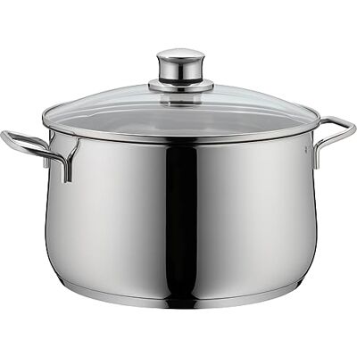 WMF Diadem Plus kookpan met deksel, roestvrij staal 18/10, 24 cm WMF Diadem Plus kookpan met deksel, roestvrij staal 18/10, 24 cm