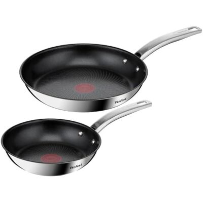 Tefal Pannenset B817S255 roestvrij staal 2-delig 2-delig Ø 20 cm Ø 26 cm Tefal Pannenset B817S255 roestvrij staal 2-delig 2-delig Ø 20 cm Ø 26 cm