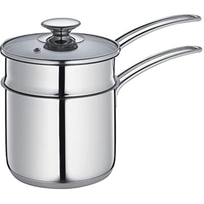 Küchenprofi 23 7060 28 14 waterpot 1,5 l zilver, roestvrij staal, 14 cm K2370602814 Küchenprofi 23 7060 28 14 waterpot 1,5 l zilver, roestvrij staal, 14 cm K2370602814