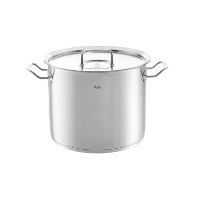 Fissler Original Professional Collection Faitout haute Ø 28 cm 14 l en acier inoxydable Casseroles avec couvercle en métal Échelle intérieure induction Fissler Original Professional Collection Faitout haute Ø 28 cm 14 l en acier inoxydable Casseroles avec couvercle en métal Échelle intérieure induction