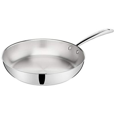 Lagostina Accademia Lagofusion Pan van roestvrij staal 18/10, Ø 20 cm, inductie, gas en oven tot 250 °C, buitenkant gepolijst en binnenkant gesatineerd, klinknagel handvat, bodem 5 lagen Lagostina Accademia Lagofusion Pan van roestvrij staal 18/10, Ø 20 cm, inductie, gas en oven tot 250 °C, buitenkant gepolijst en binnenkant gesatineerd, klinknagel handvat, bodem 5 lagen
