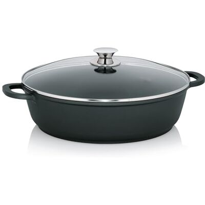 kela 11555 Kerros koekenpan, 36 cm, gegoten aluminium, zwart, 36 cm kela 11555 Kerros koekenpan, 36 cm, gegoten aluminium, zwart, 36 cm