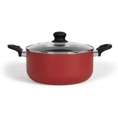 Livoo Kookpan 24 cm MEP150N – 2,5 mm dik, hittebestendige soft-touch-handgrepen, alle warmtebronnen, inclusief inductie Livoo Kookpan 24 cm MEP150N – 2,5 mm dik, hittebestendige soft-touch-handgrepen, alle warmtebronnen, inclusief inductie