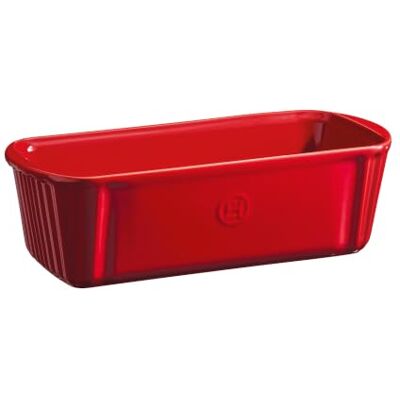 Emile Henry Eh346180 Moule à Cake Céramique Rouge Grand Cru 31 X 13 X 9 cm Emile Henry Eh346180 Moule à Cake Céramique Rouge Grand Cru 31 X 13 X 9 cm