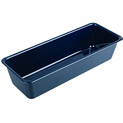 Dr. Oetker bakvorm brood 35 cm, een rechthoekige bakvorm/ broodbakvorm met kwarts-emaille-coating, een koningsbakvorm voor een sappig brood en cakes (Kleur: blauw), Aantal: 1 Dr. Oetker bakvorm brood 35 cm, een rechthoekige bakvorm/ broodbakvorm met kwarts-emaille-coating, een koningsbakvorm voor een sappig brood en cakes (Kleur: blauw), Aantal: 1