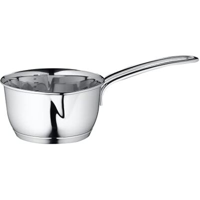 Küchenprofi Steelpan 14,5 cm, 700 ml roestvrij staal boterpannetje inductie melkpan met schenktuit met praktische schaalverdeling steelpan geschikt voor alle warmtebronnen Küchenprofi Steelpan 14,5 cm, 700 ml roestvrij staal boterpannetje inductie melkpan met schenktuit met praktische schaalverdeling steelpan geschikt voor alle warmtebronnen