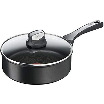 Rowenta Tefal Unlimited ON Hapjespan 24 cm + deksel Wok induction antiadhésif résistant aux rayures Permet de mijoter et braiser avec précision grâce au Thermo-Signal Rowenta Tefal Unlimited ON Hapjespan 24 cm + deksel Wok induction antiadhésif résistant aux rayures Permet de mijoter et braiser avec précision grâce au Thermo-Signal