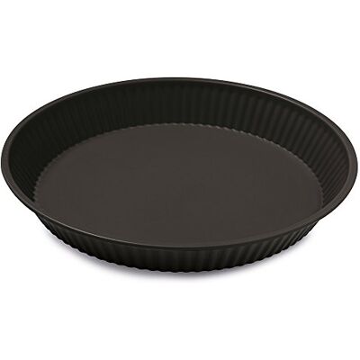 Guardini Gardenia taartvorm 28 cm, staal met antiaanbaklaag, zwart Guardini Gardenia taartvorm 28 cm, staal met antiaanbaklaag, zwart