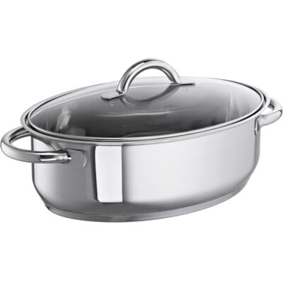 Schulte-Ufer 6768-30 braadpan 30 cm 5,00 l inductie zilver Schulte-Ufer 6768-30 braadpan 30 cm 5,00 l inductie zilver
