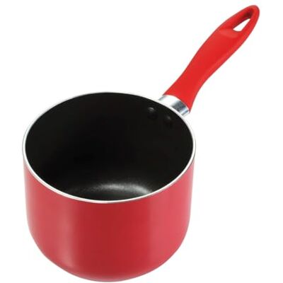 Tescoma 594008 Presto Mini steelpan met 1 handvat, rood Tescoma 594008 Presto Mini steelpan met 1 handvat, rood