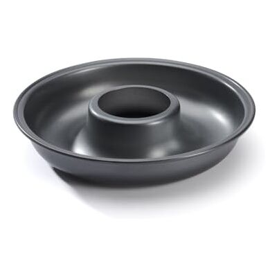 DE BUYER Moule à Savarin en acier antiadhésif Diamètre 26,5 cm, hauteur 5,2 cm -, Noir DE BUYER Moule à Savarin en acier antiadhésif Diamètre 26,5 cm, hauteur 5,2 cm -, Noir