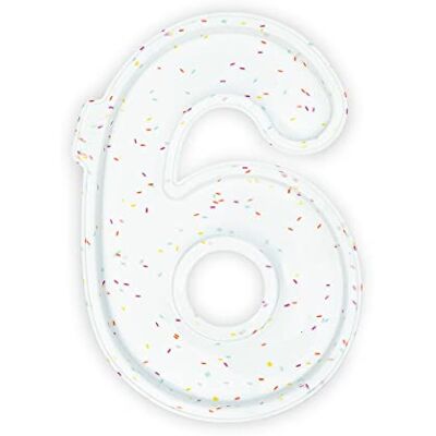 CÉCOA Set van 2 siliconen vormen voor laagcake, number cake, cijfers 6.. CÉCOA Set van 2 siliconen vormen voor laagcake, number cake, cijfers 6..