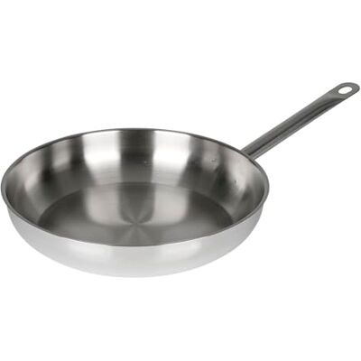 Sitram 711143, pan serie Expert roestvrij staal Pro kwaliteit Ø 28 cm versterkte 3-laagse bodem, gemaakt zonder PFAS voor alle warmtebronnen inclusief inductie Sitram 711143, pan serie Expert roestvrij staal Pro kwaliteit Ø 28 cm versterkte 3-laagse bodem, gemaakt zonder PFAS voor alle warmtebronnen inclusief inductie