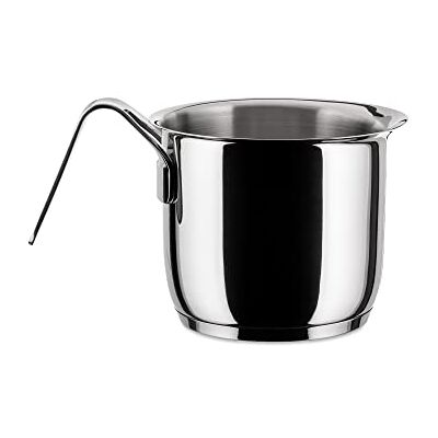 Alessi Melkpan van roestvrij staal, zilverkleurig, 9,2 x 23 x 53,5 cm Alessi Melkpan van roestvrij staal, zilverkleurig, 9,2 x 23 x 53,5 cm