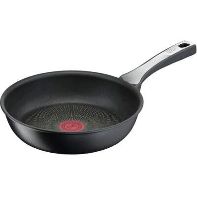 Rowenta Tefal Unlimited On Braadpan, 24 cm, krasbestendige antiaanbaklaag, hoge prestaties, thermo-signaal-temperatuurweergave, gezond koken, inductie, geproduceerd in Frankrijk G25904AZ Poêle anti adhesive induction résistante aux rayures Technologie T Rowenta Tefal Unlimited On Braadpan, 24 cm, krasbestendige antiaanbaklaag, hoge prestaties, thermo-signaal-temperatuurweergave, gezond koken, inductie, geproduceerd in Frankrijk G25904AZ Poêle anti adhesive induction résistante aux rayures Technologie T